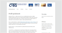 Desktop Screenshot of cteg.cz